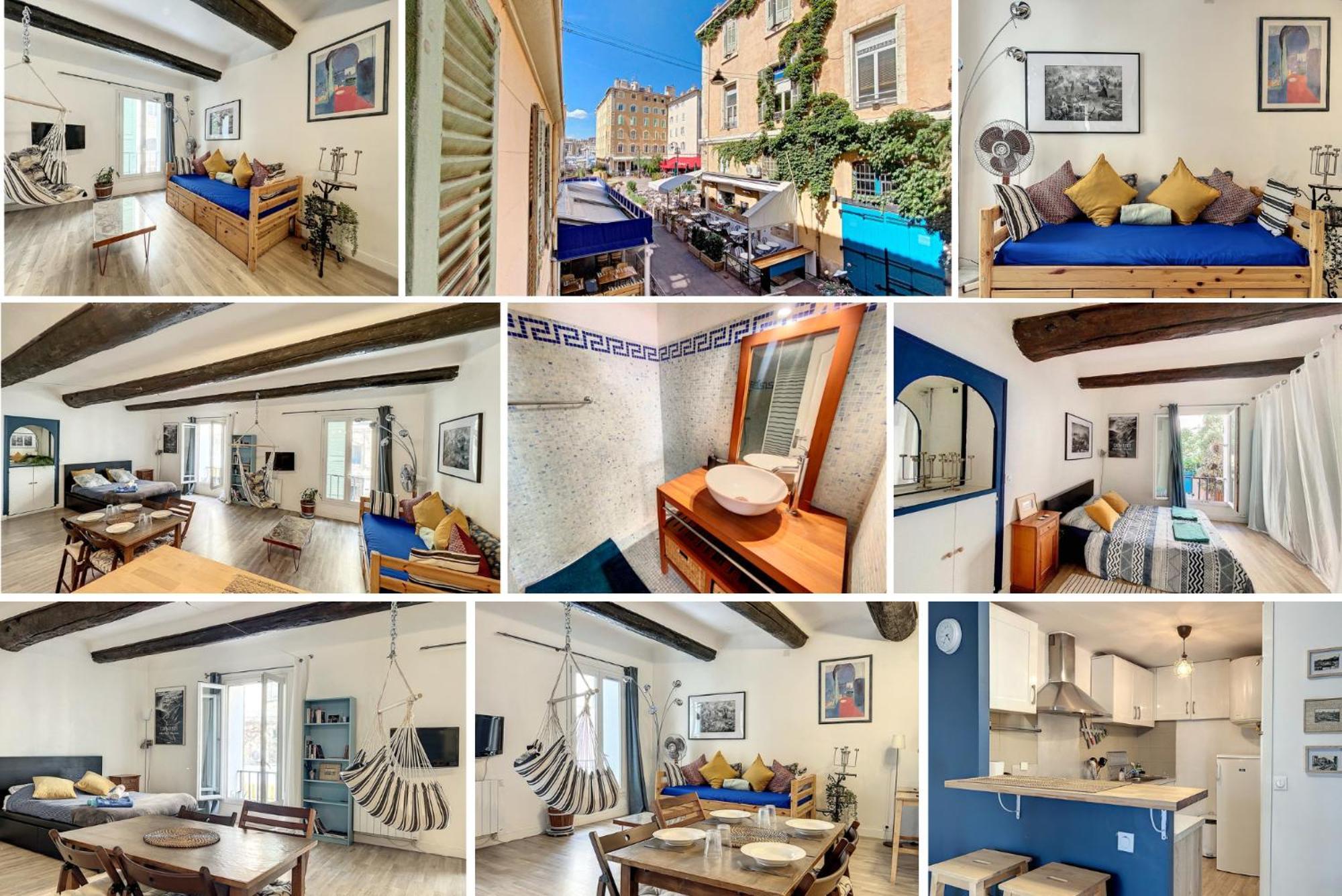 Hyper Centre Vieux Port - Loft - Les Freres De La Loc' Appartement Marseilles Buitenkant foto